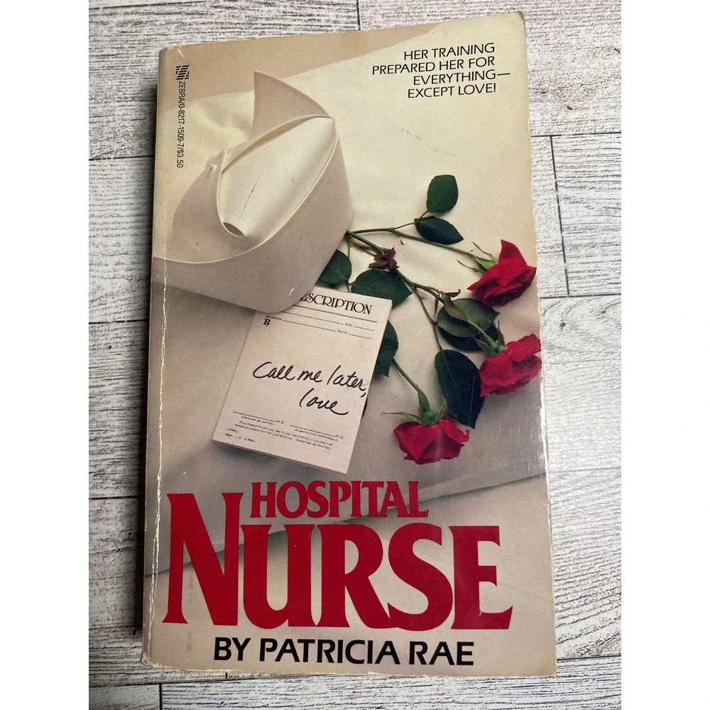 Hospital Nurse Paperback Medical Romance Novel‎ Patricia Rae Zebra Books 1985